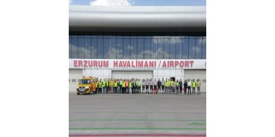 Erzurum airport macro synthetic and micro synthetic fiber reinforcement application
